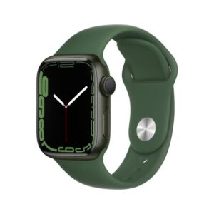 Apple Watch Serie 7 Aluminium Grün Sportarmband Grün